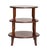 Traditional Late 20th Century Baker Furniture Burled Walnut Three Tiered Side Table For Sale - Image 3 of 8