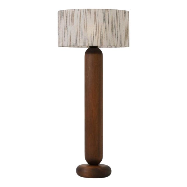 Pomo CL140 Smoked Mahogany Floor Lamp by Jeroen De Ruddere For Sale