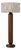 Pomo CL140 Smoked Mahogany Floor Lamp by Jeroen De Ruddere For Sale