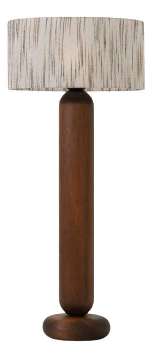 Pomo CL140 Smoked Mahogany Floor Lamp by Jeroen De Ruddere