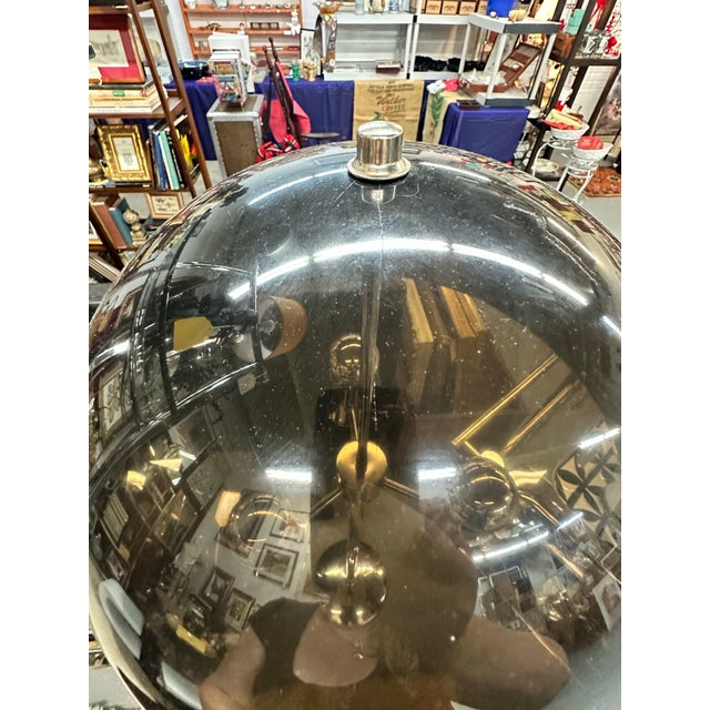 1960s Mid-Century Modern Space Age Chrome Mushroom Floor Lamp For Sale In Washington DC - Image 6 of 6