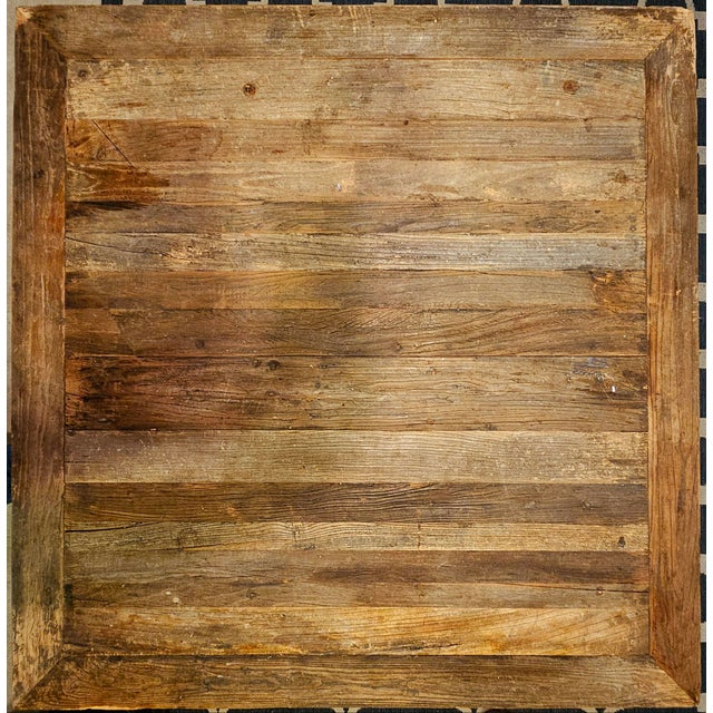 Contemporary Reclaimed Oak Coffee Table For Sale - Image 3 of 8
