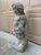 Late 20th Century Neoclassical Cast Stone Putto With Grapes Garden Statue For Sale - Image 4 of 11