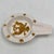 1970s Vintage Ceramic Patriotic Gold Eagle and Stars Cigar Ashtray / Cuff Link Dish For Sale - Image 5 of 8
