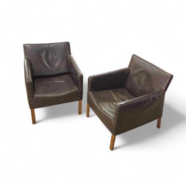 Coppola Lounge Chair with Flexible Backrest by Gerard Van Den Berg, Set of 2 For Sale - Image 6 of 10