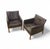 Coppola Lounge Chair with Flexible Backrest by Gerard Van Den Berg, Set of 2 For Sale - Image 6 of 10