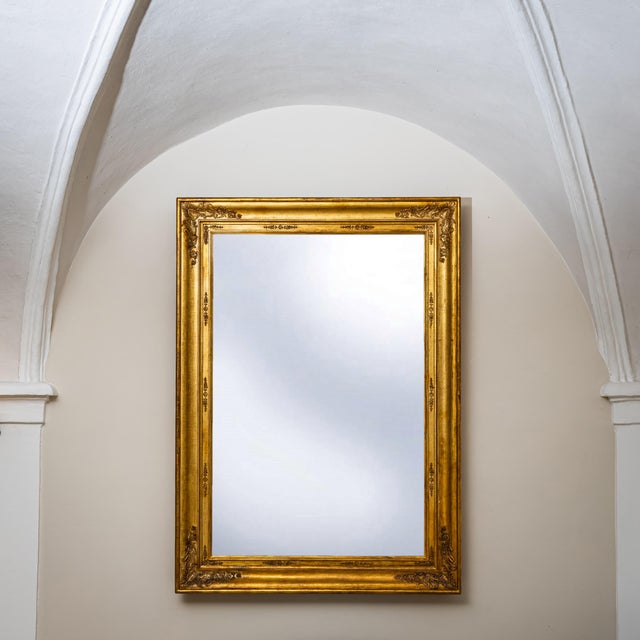 Large Gilt Empire Wall Mirror, 1800s For Sale - Image 11 of 11