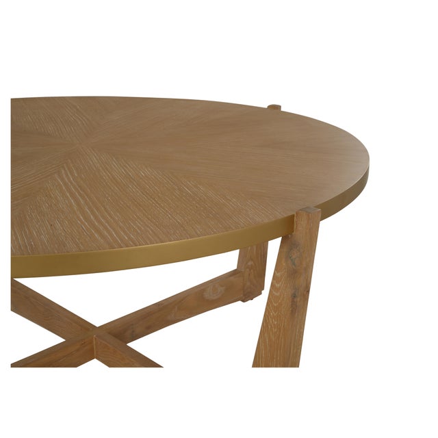 Contemporary Ardoise Cocktail/Coffee Table - Cerused Oak For Sale - Image 3 of 3