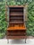 Vintage Uk Imported Edwardian Style Bureau Bookcase/Secretary Desk For Sale - Image 10 of 18