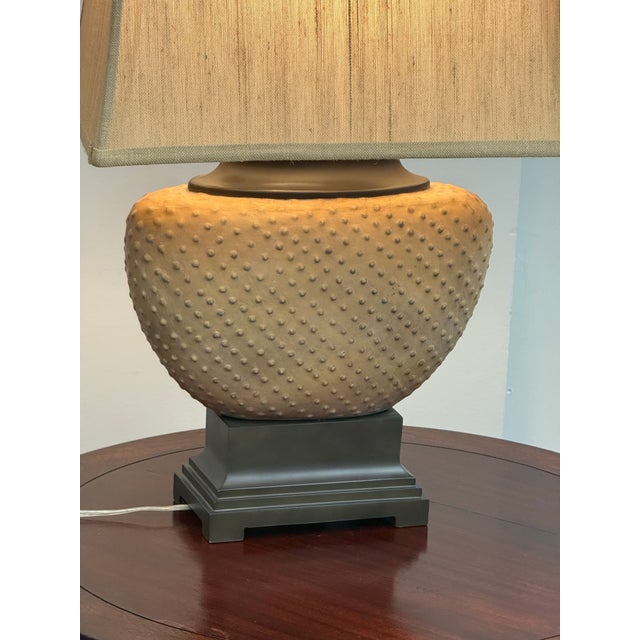 Uttermost Cumberland Beaded Sandstone Table Lamp For Sale - Image 9 of 12