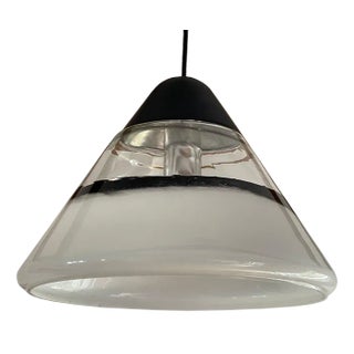 Vintage German Murano Glass Pendant Ceiling Lamp from Peil & Putzler For Sale