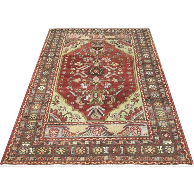 1960s 1960s Turkish Oushak Rug For Sale - Image 5 of 7