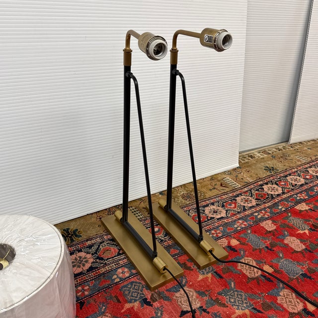 Linen Arteriors Home Anthony Swivel Sconces, Pair For Sale - Image 8 of 13