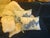Contemporary Discontinued Pair of Blue Marbled Pillows With Down Fill For Sale - Image 3 of 5