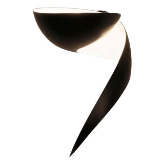 Mid-Century Modern Black Flame Wall Lamp from Serge Mouille For Sale