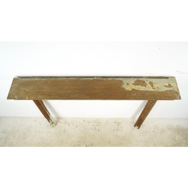 Antique Georgian Wooden Fireplace Mantel For Sale - Image 10 of 10