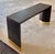 Brown Harrison Van Horn "Belly" Console Table in Lacquered Raffia For Sale - Image 8 of 18