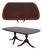 Henkel Harris Mahogany Model 2207 Double Pedestal Dining Table For Sale