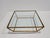 Gold Gold Cocktail Table in Glass For Sale - Image 8 of 18