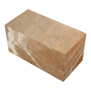 Contemporary Marble Block Coffee or Low Table