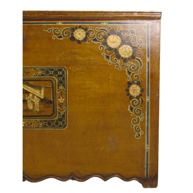 Mongolia Antique Trunk Cabinet For Sale In Greensboro - Image 6 of 12