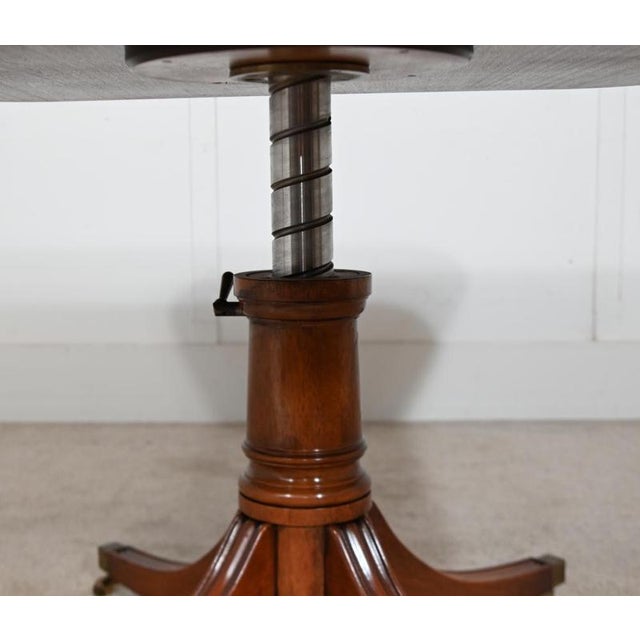 Hollywood Regency Regency Style Adjustable Height Coffee Table in Mahogany, 1930s For Sale - Image 3 of 7
