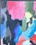 Mid Century Abstract Expressionist Floral Painting, Signed For Sale - Image 9 of 10