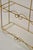 Gold Vintage Gold Gilt Metal Hollywood Regency Scrolling Iron 3 Tier Small Wall Shelf For Sale - Image 8 of 10
