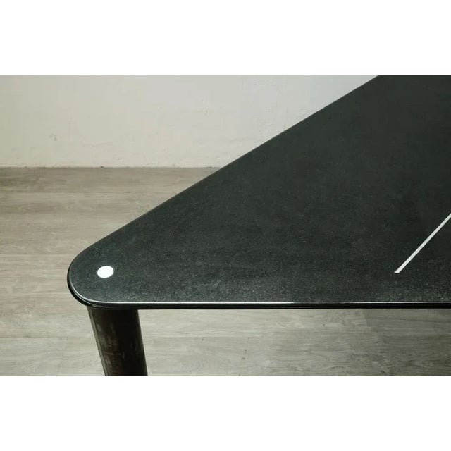 Metal Triangular Desk Table, 1990s For Sale - Image 7 of 13