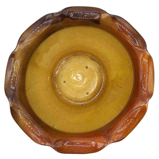 Art Nouveau Late 19th Century Victorian American Art Pottery Floral "Louwelsa" Jardinière Planter by Weller For Sale - Image 3 of 5
