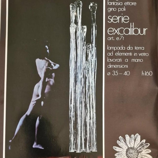 1970s Excalibur Floor Lamp by Fantasia & Poli for Sothis, 1970s For Sale - Image 5 of 6