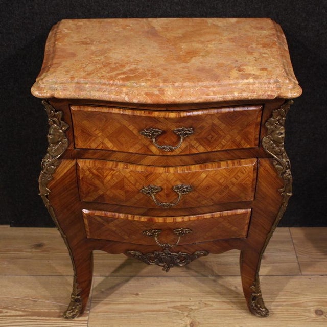 Louis XV Style Bedside Tables, France, 1970, Set of 2 For Sale - Image 9 of 13