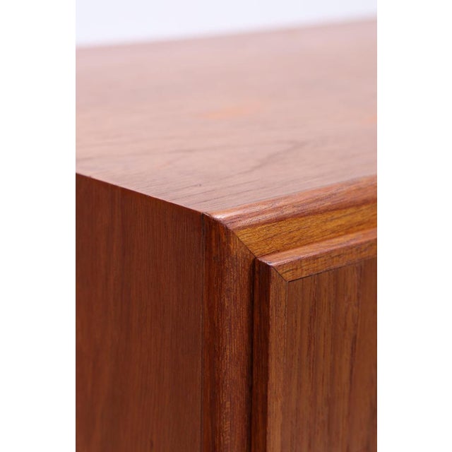 Wood Vintage Danish Teak Linen Cabinet by Børge Mogensen, 1960s For Sale - Image 7 of 14