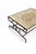 French Artisan Coffee Table in Wrought Iron and Travertine Top, 1920s For Sale - Image 10 of 10