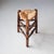French Tripod Wood and Rush Stool, 1950s, in Good conditions. Designed before 1890