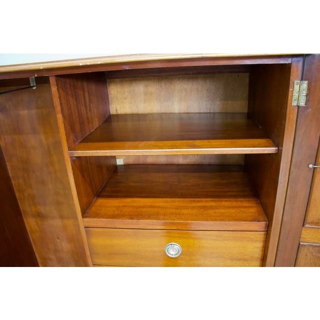 Antique Edwardian Compact Wardrobe, 1910s For Sale - Image 10 of 12