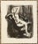 1949 Roger Lyford Female Nude With Furs Lithograph For Sale - Image 4 of 4