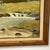 American Mid-Century Rustic Americana Elk Wildlife & Scenic Mountain Steam Oil Painting, Signed J. Dirks For Sale - Image 3 of 14