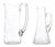 20th Century Glass and Crystal Mugs, Set of 2 For Sale