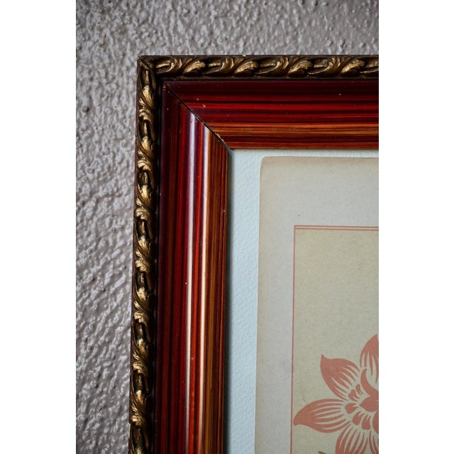 Piloty & Loehle, Godron Bouquet, 1920s, Chromolithograph, Framed For Sale - Image 6 of 10