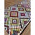 1940s 1940s Multicolor Diamond Tribal Turkish Village Kilim Flat Weave 6' 4" X 11' Rug For Sale - Image 5 of 5