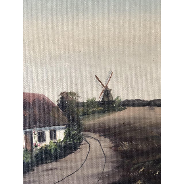 Countryside Landscape, 1960s, Oil Painting on Canvas, Framed For Sale - Image 6 of 13