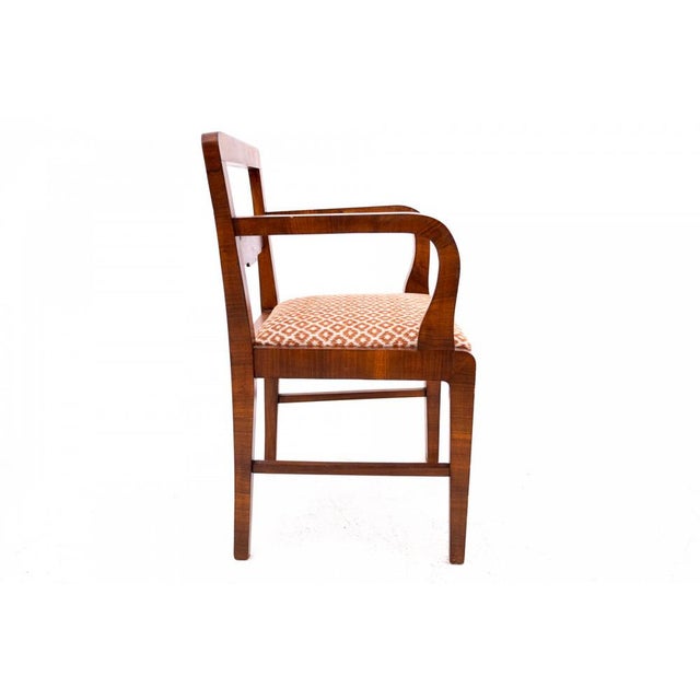Set of Vintage Art Deco Polish Armchairs, 1940s For Sale - Image 9 of 10