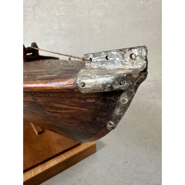 Antique Wooden Yacht, 1920s For Sale - Image 14 of 18