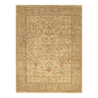 Pasargad Home Baku Beige Wool Area Rug- 2' 6'' X 7' 0'' For Sale