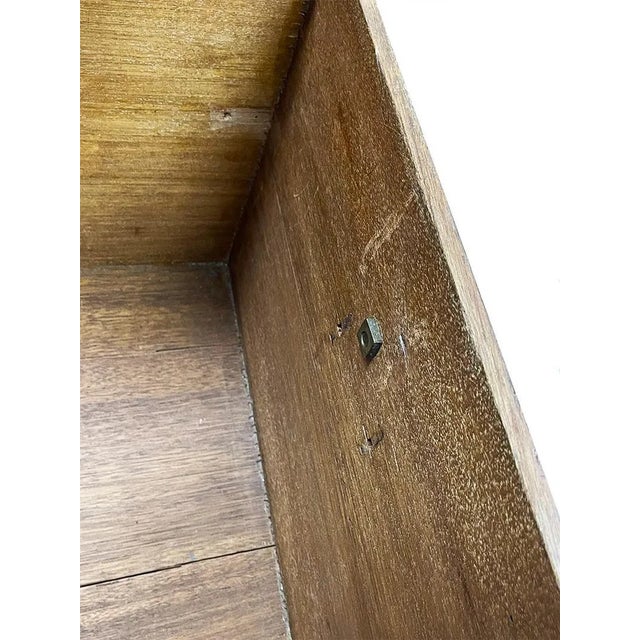 Antique Camphor Wooden Chest with Brass, 1784 For Sale - Image 9 of 13