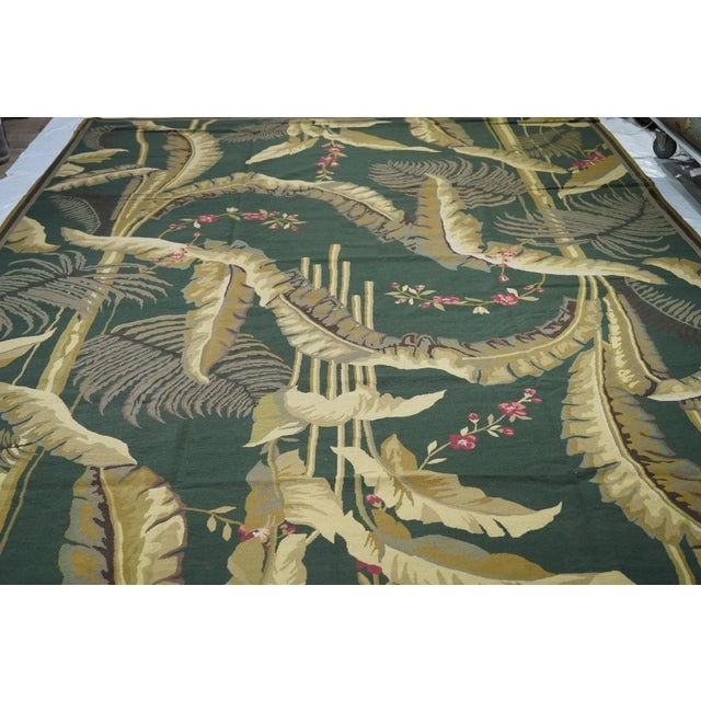 Textile Aubusson Rug 10' X 14' For Sale - Image 7 of 12