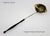 Antique Sterling Silver Gilt Punch Ladle Woden Handle, Fluted Oval Bowl. For Sale - Image 4 of 7