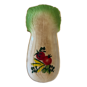 Vintage Hand Painted Celery Vegetable Serving Dish