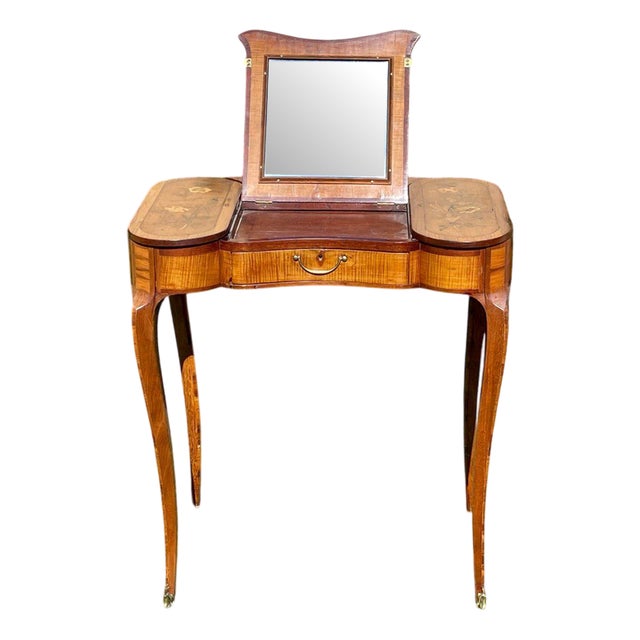Louis XV Marquetry Dressing Table For Sale
